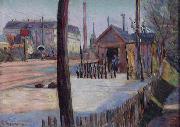 Paul Signac, Railway junction near Bois-Colombes